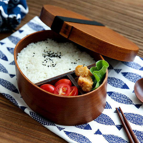 wooden lunch box