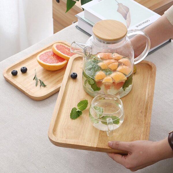 Wooden serving trays
