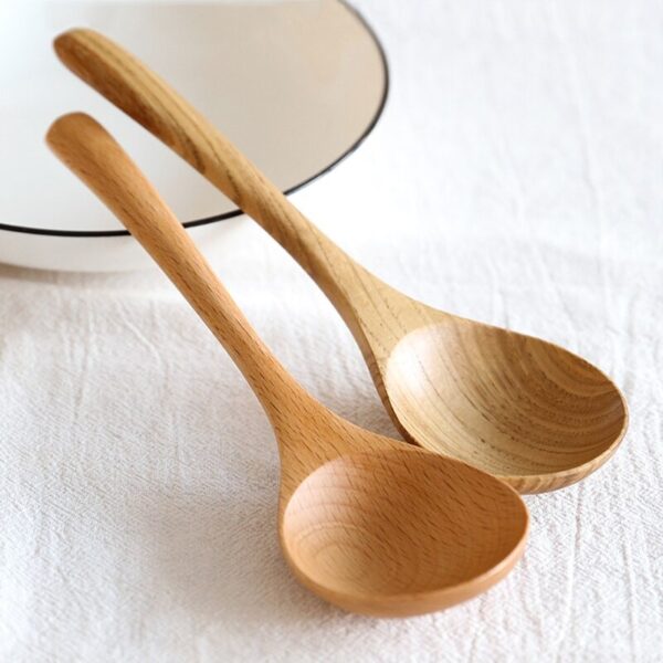 Wooden soup spoons
