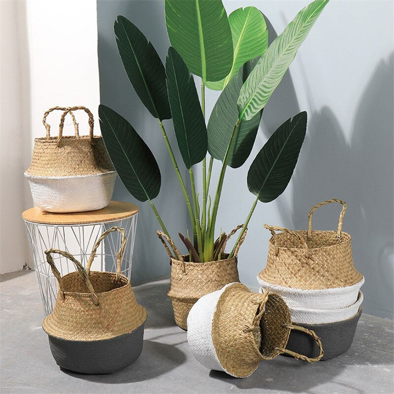 Seagrass woven basket