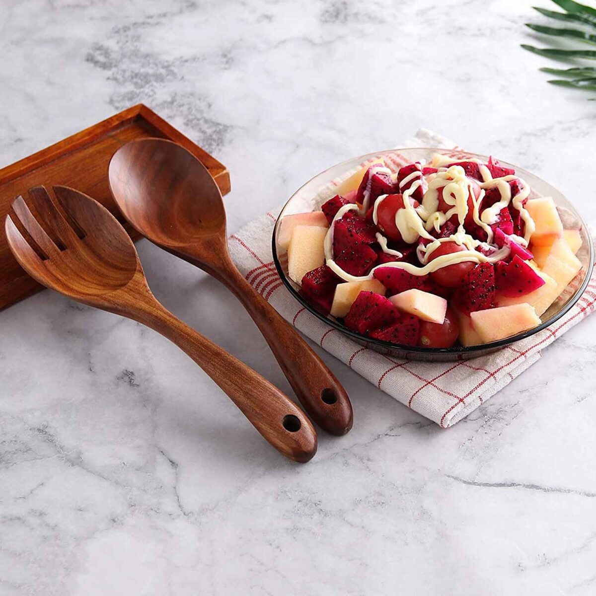 All wooden utensils set
