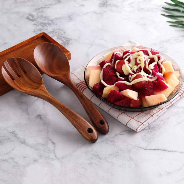 All wooden utensils set
